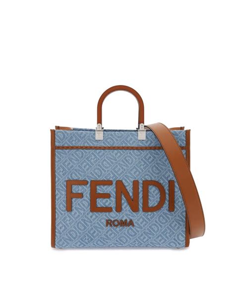 fendi bags summer 2016|Fendi denim tote.